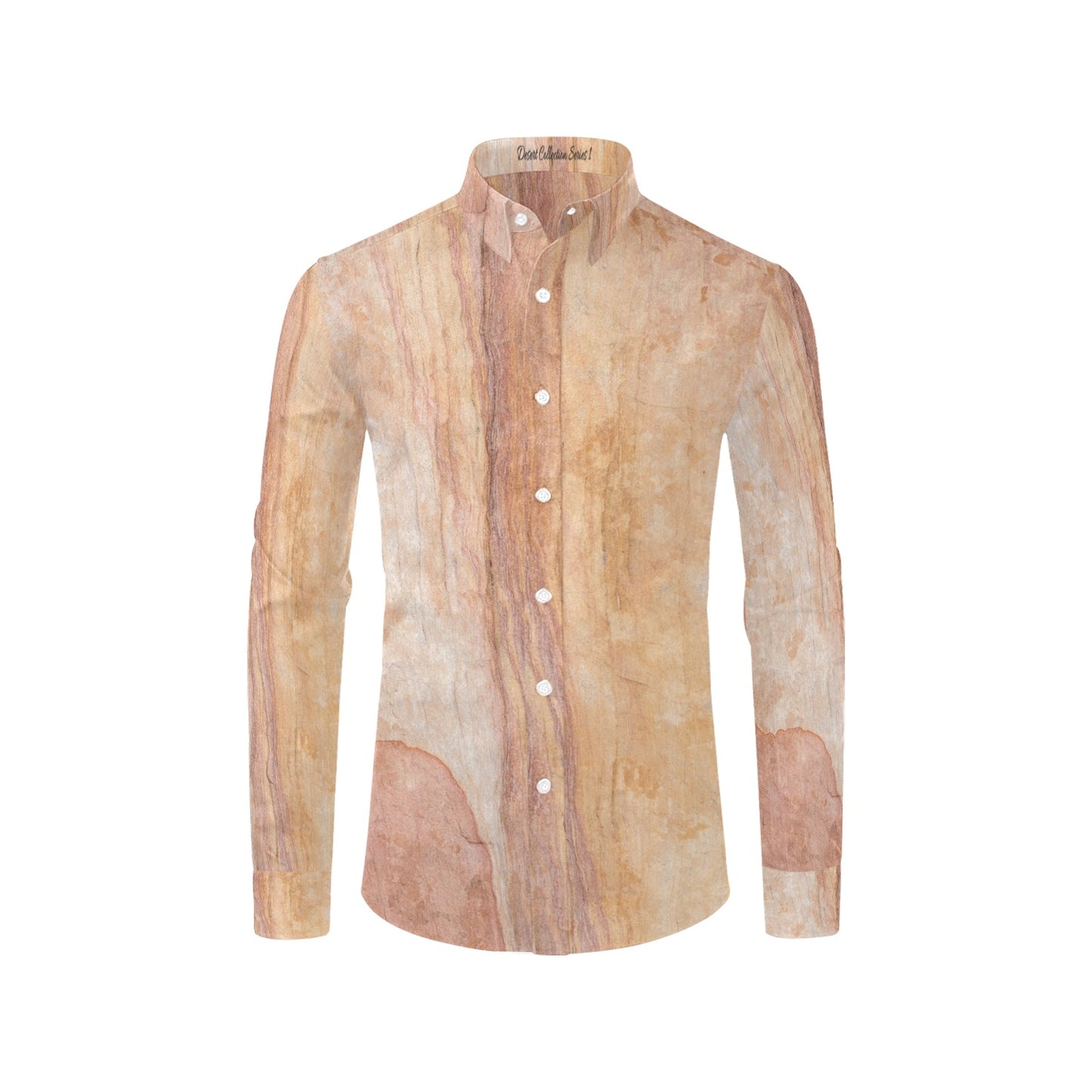 Michael's Desert Collection Series 1 - Men's All Over Print Long Sleeve Shirt(Model T61)