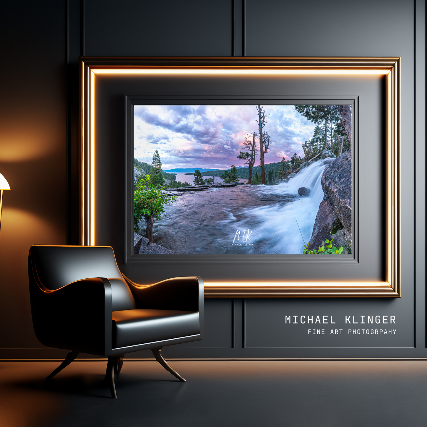 Emerald Bay Waterfall – Limited Edition Fine Art Print